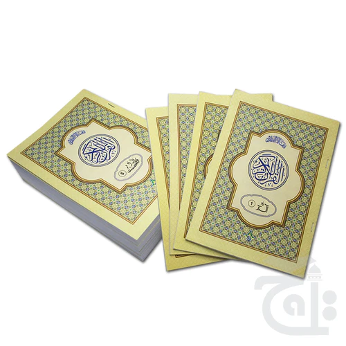Holy Quran 30 Siparah Set 11 Line Bold  Card back Clear Words Complete Quran 350-30UC