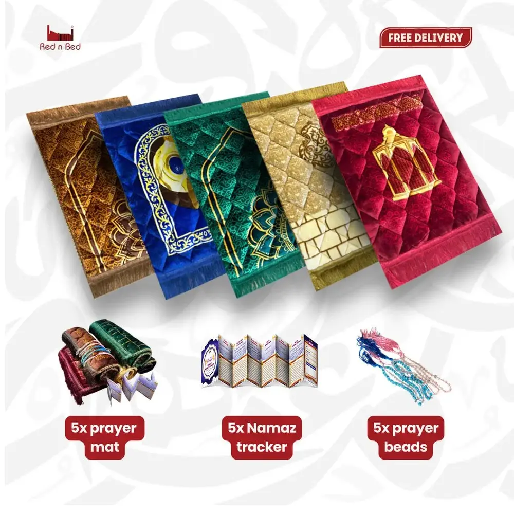 Kids SERIES PRAYER MAT BUNDLE 5 PCS